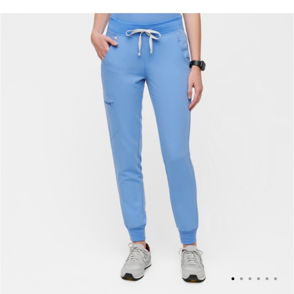figs zamora jogger scrub pants XXS Tall ceil blue